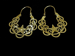 Златни обеци, 3.76гр. ,Бургас