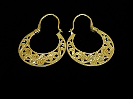 Златни обеци, 2.97гр. ,Бургас