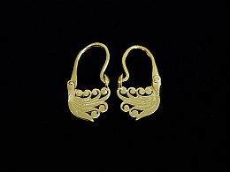 Златни обеци, 1.66гр. ,Бургас