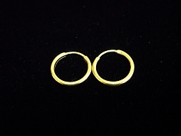 Златни обеци, 0.93гр. ,Бургас