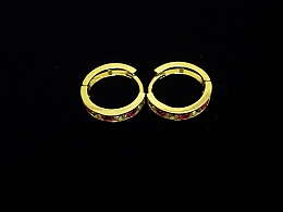 Златни детски обеци, 1.4гр. ,Бургас