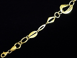 Златна синджирна гривна, 4.46гр. ,Несебър