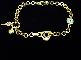 Златна синджирна гривна, 7.21гр. ,Бургас