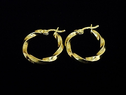 Златни обеци, 2.32гр. ,Поморие