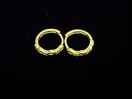 Златни обеци, 1.2гр. ,Поморие