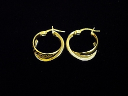 Златни обеци, 2.25гр. ,Средец