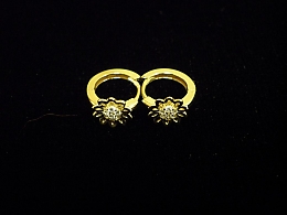 Златни обеци, 1.35гр. ,Айтос