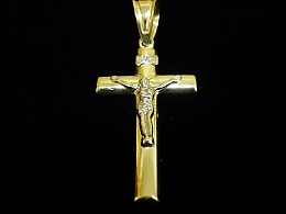 Златен кръст, 2.64гр. ,Карнобат