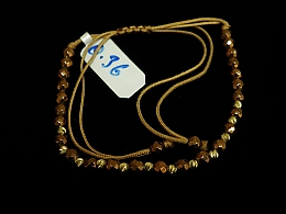 Златна синджирна гривна, 0.36гр. ,Бургас