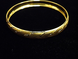 Златна твърда гривна, 6.44гр. ,Средец