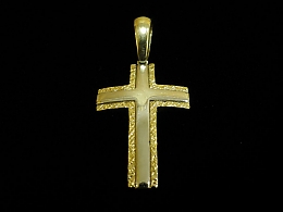 Златен кръст, 2.98гр. ,Карнобат