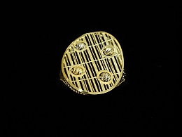 Златен дамски пръстен, 2.39гр. ,Айтос