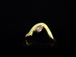 Златен дамски пръстен, 1.71гр. ,Карнобат