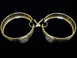 Златни обеци, 11.22гр. ,Карнобат