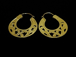 Златни обеци, 3.47гр. ,Айтос