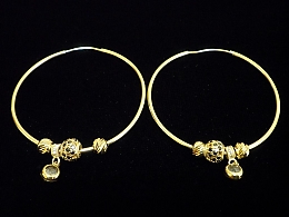 Златни обеци, 6.64гр. ,Карнобат