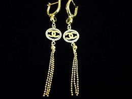 Златни обеци, 3.8гр. ,Айтос