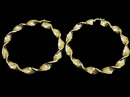 Златни обеци, 9.32гр. ,Бургас