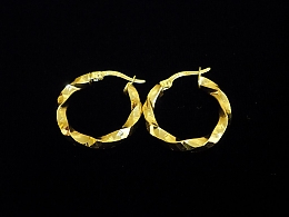 Златни обеци, 2.53гр. ,Бургас