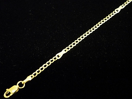 Златна синджирна гривна, 1.58гр. ,Средец