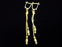 Златни обеци, 3.53гр. ,Бургас