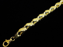 Златна синджирна гривна, 4.56гр. ,Средец