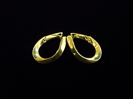 Златни обеци, 2.84гр. ,Бургас