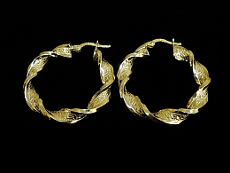 Златни обеци, 3.46гр. ,Средец