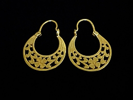 Златни обеци, 3.47гр. ,Средец