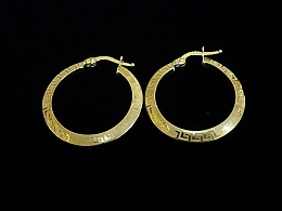 Златни обеци, 2.07гр. ,Средец