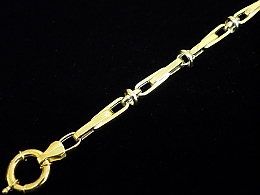 Златна синджирна гривна, 5.55гр. ,Средец