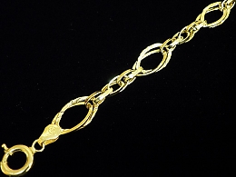 Златна синджирна гривна, 5.3гр. ,Бургас