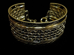 Златна твърда гривна, 15.64гр. ,Бургас