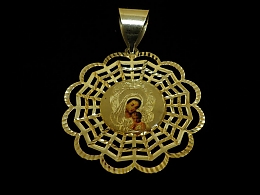 Златен медальон, 4.19гр. ,Средец