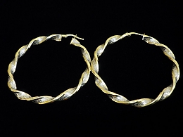 Златни обеци, 6.49гр. ,Бургас