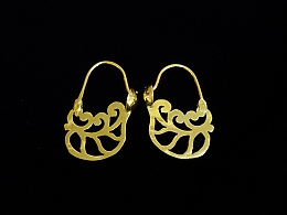 Златни обеци, 1.71гр. ,Средец