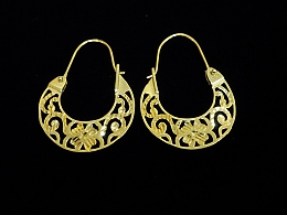 Златни обеци, 2.81гр. ,Бургас