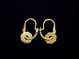 Златни обеци, 1.95гр. ,Средец