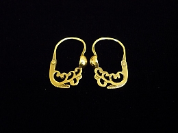 Златни обеци, 1.75гр. ,Средец