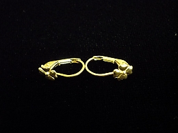 Златни обеци, 1.28гр. ,Средец