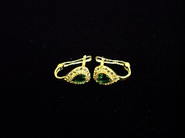 Златни детски обеци, 1.36гр. ,Средец