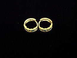 Златни детски обеци, 0.88гр. ,Средец