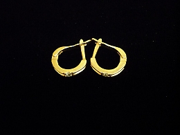 Златни обеци, 2.24гр. ,Бургас