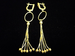 Златни обеци, 4.23гр. ,Бургас