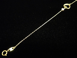 Златна синджирна гривна, 0.72гр. ,Бургас