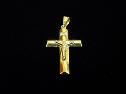 Златен кръст, 1.68гр. ,Бургас