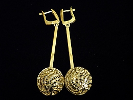 Златни обеци, 5.05гр. ,Бургас