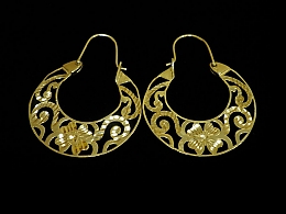 Златни обеци, 4.19гр. ,Бургас