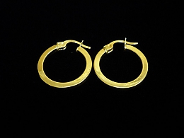 Златни обеци, 1.68гр. ,Бургас