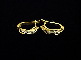 Златни обеци, 3.96гр. ,Бургас